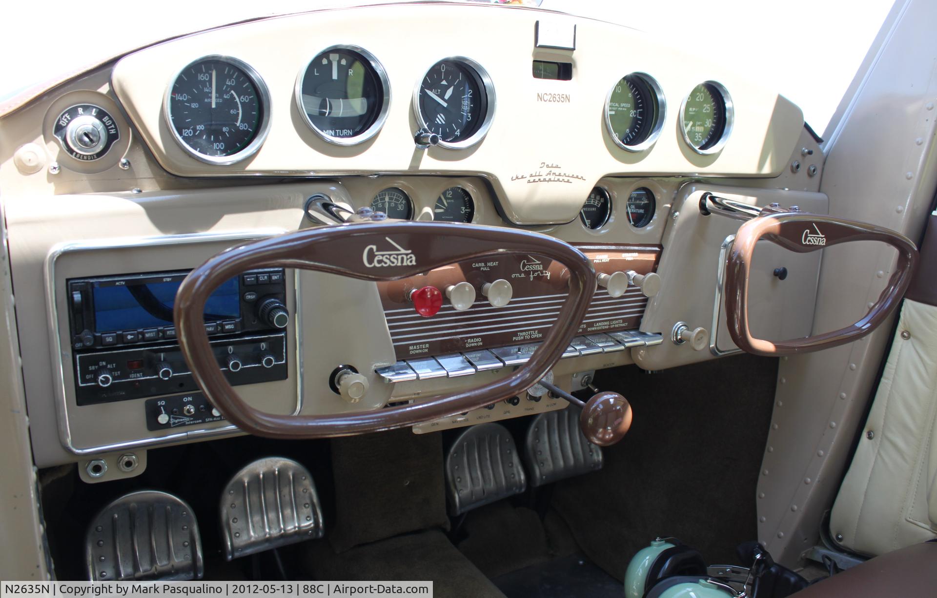 N2635N, 1947 Cessna 140 C/N 12893, Cessna 140