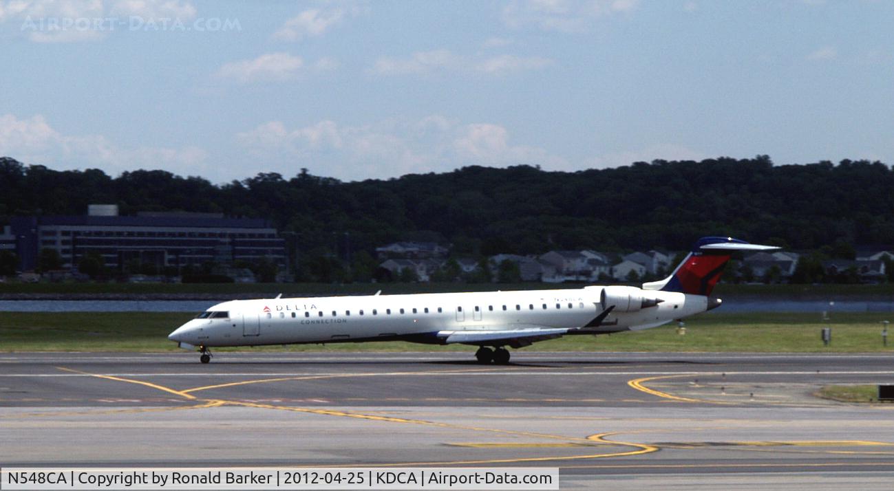 N548CA, 2008 Bombardier CRJ-900ER (CL-600-2D24) C/N 15159, DCA, VA