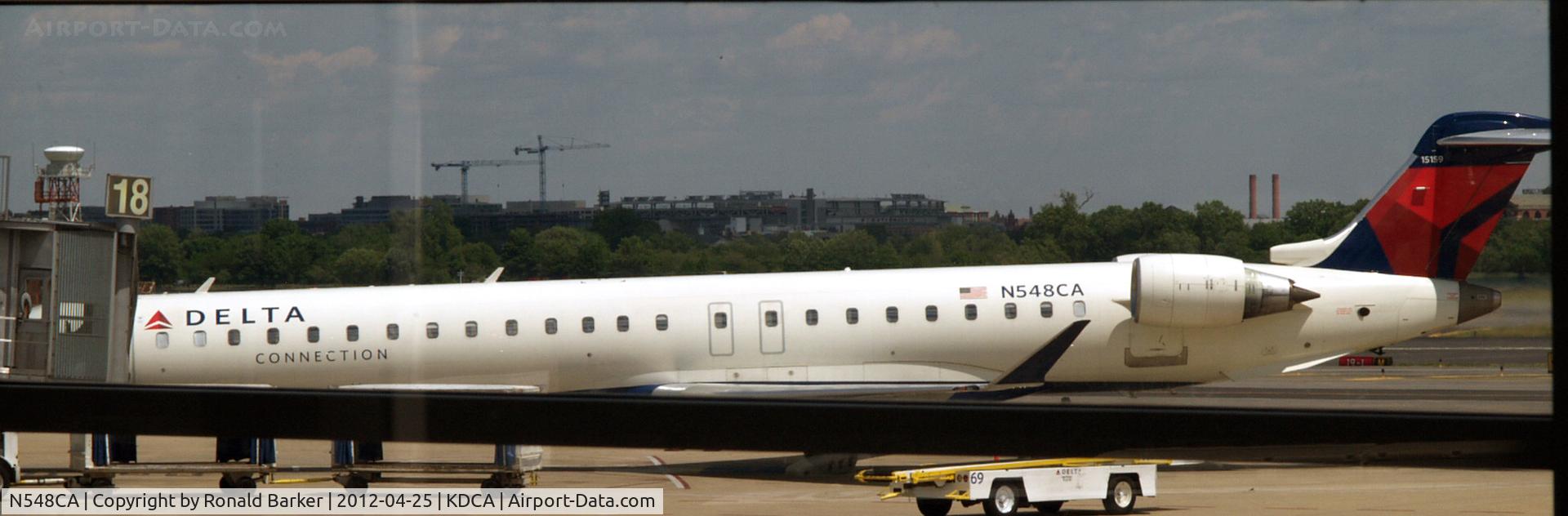 N548CA, 2008 Bombardier CRJ-900ER (CL-600-2D24) C/N 15159, DCA, VA