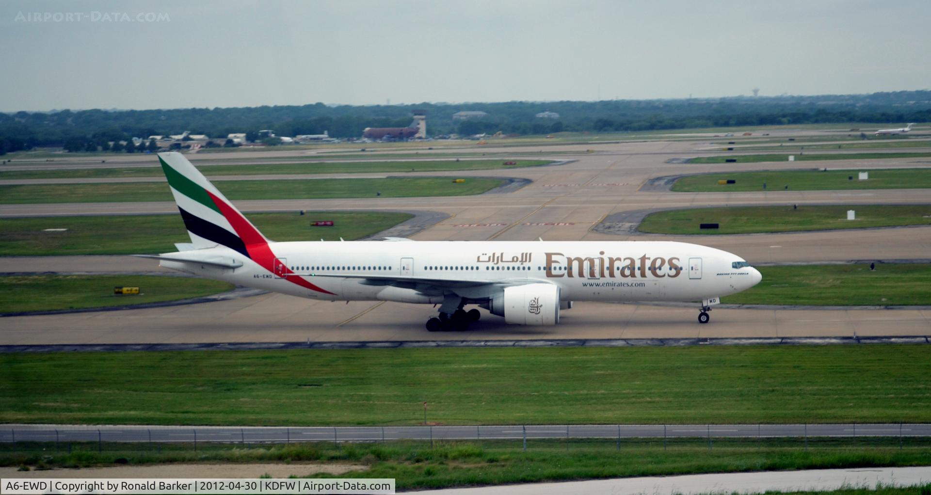 A6-EWD, 2007 Boeing 777-21H/LR C/N 35577, DFW, TX
