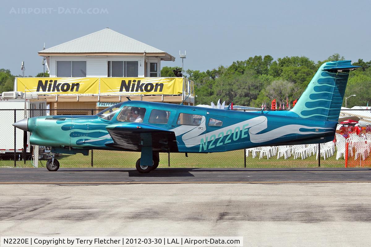 N2220E, 1979 Piper PA-32RT-300T Turbo Lance II C/N 32R-7987063, At 2012 Sun N Fun