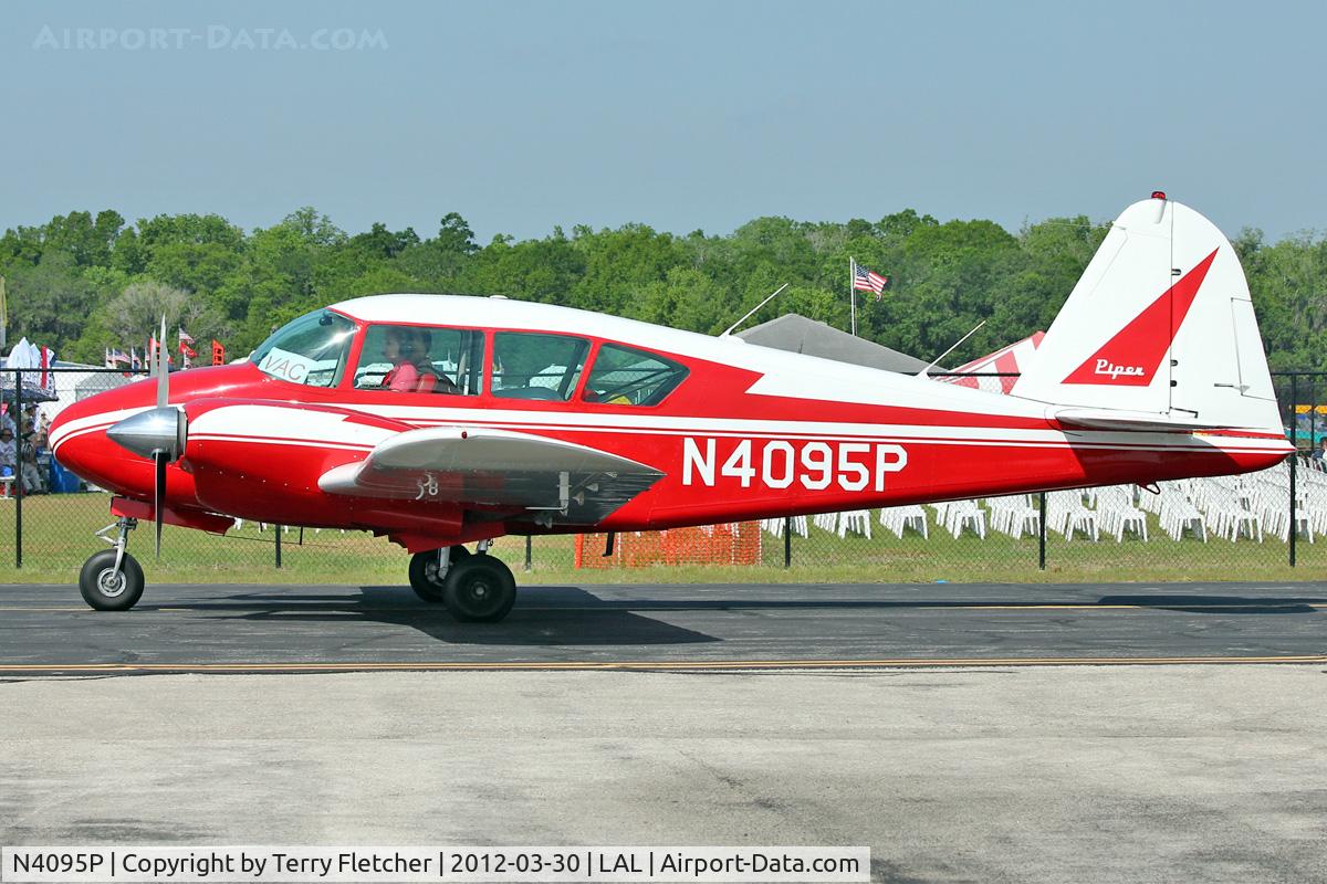 N4095P, 1959 Piper PA-23-160 Apache C/N 23-1574, At 2012 Sun N Fun