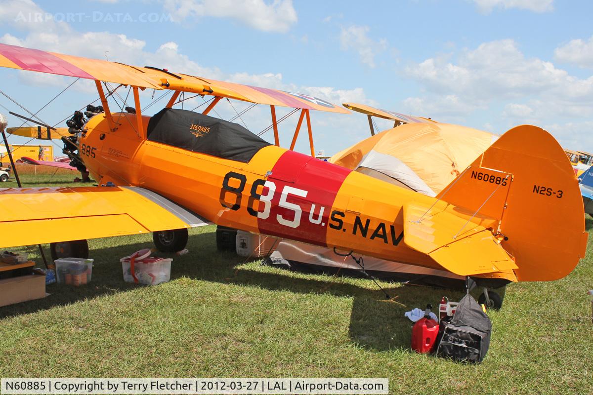 N60885, 1941 Boeing A75N1(PT17) C/N 75-2757, At 2012 Sun N Fun