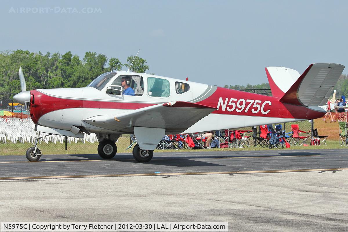 N5975C, 1952 Beech C35 Bonanza Bonanza C/N D-3327, At 2012 Sun N Fun