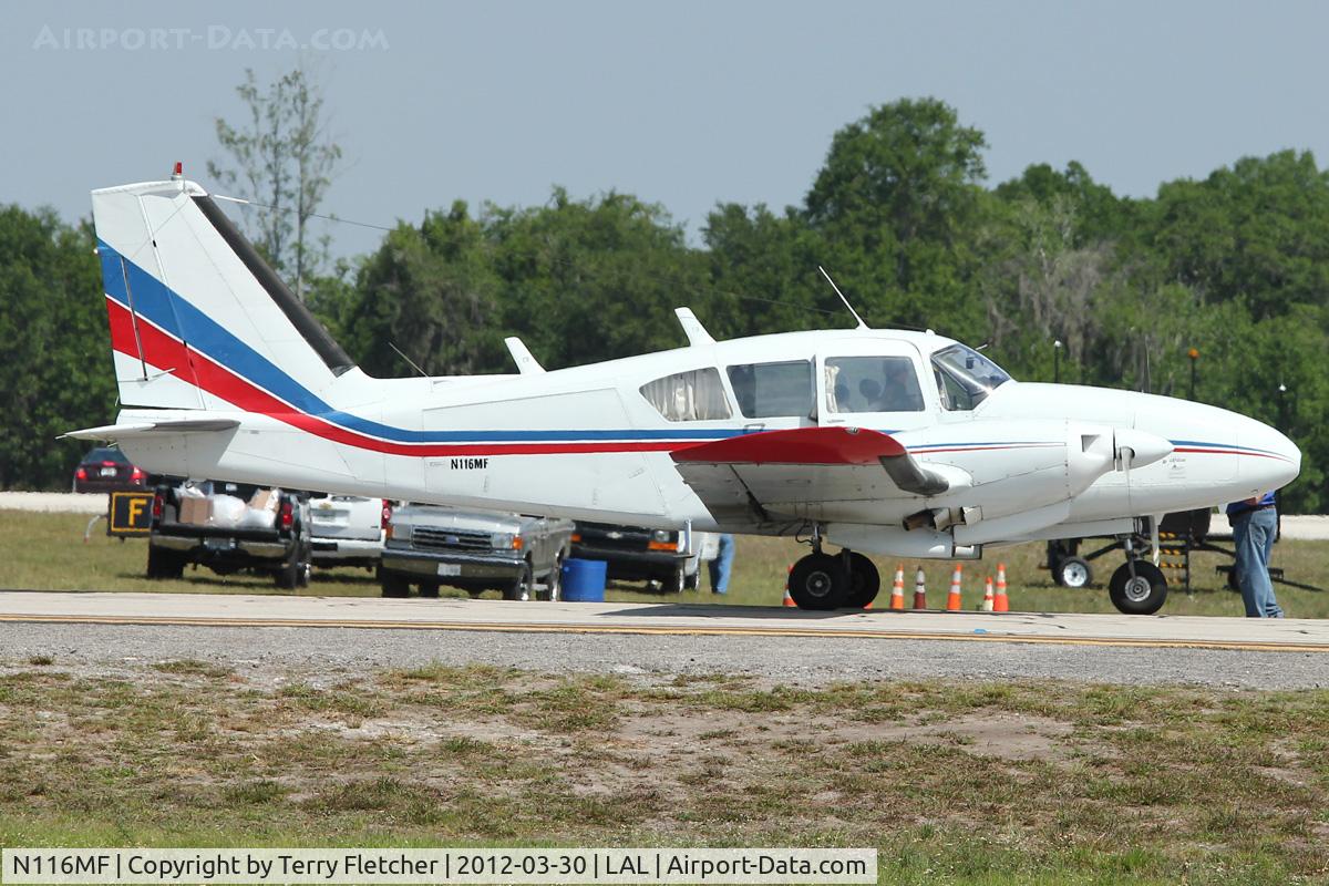 N116MF, 1966 Piper PA-23-250 C/N 27-3522, At 2012 Sun N Fun