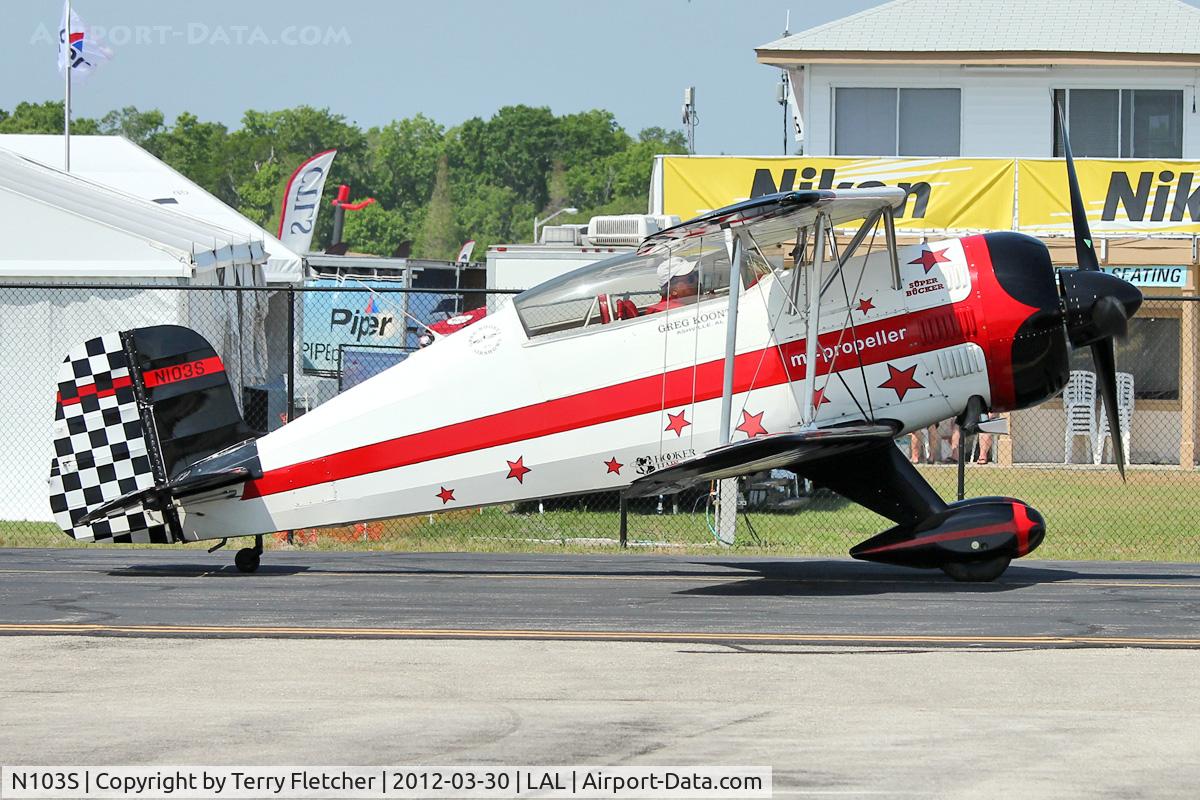 N103S, Bucker Bu-133R Jungmeister C/N S-3, Bu133 Jungmeister at 2012 Sun N Fun