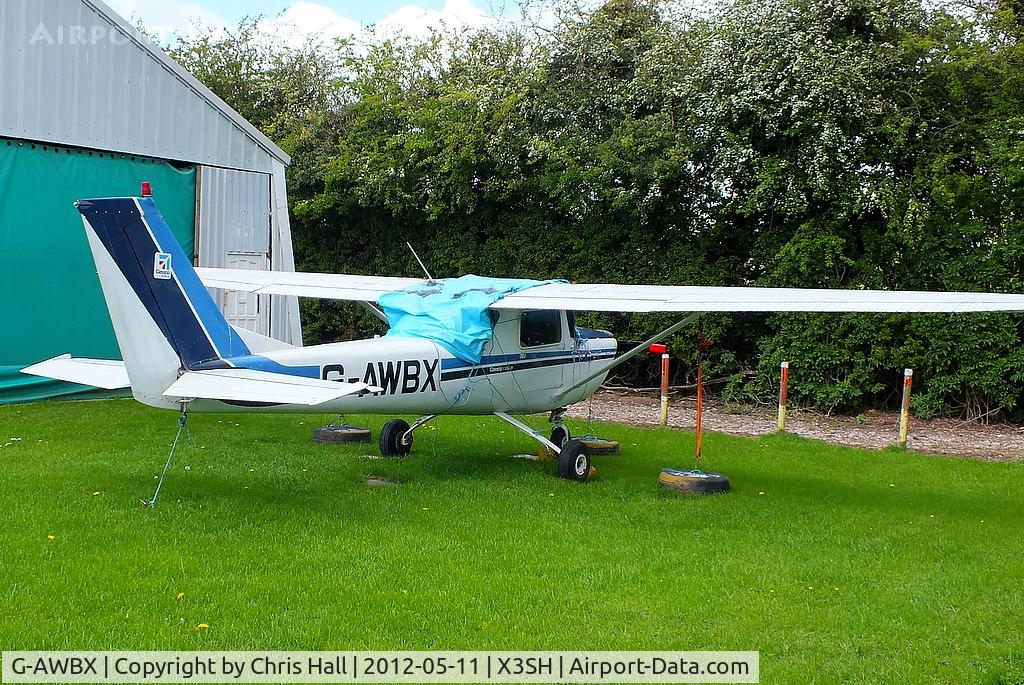 G-AWBX, 1968 Reims F150H C/N 0286, at Streethay Farm Airfield