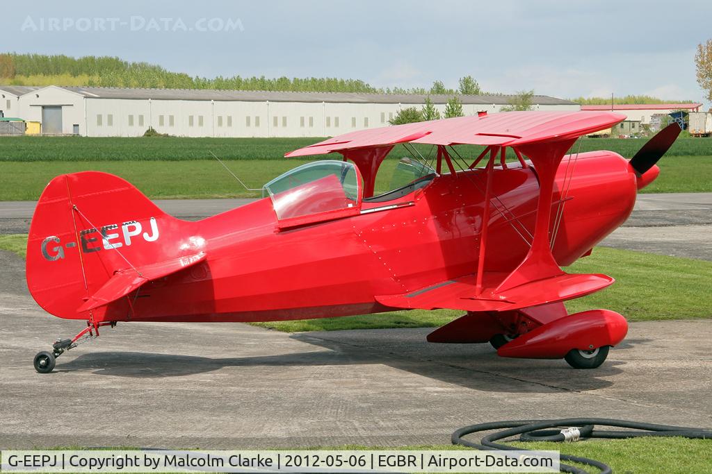G-EEPJ, 1991 Pitts S-1S Special C/N PFA 009-11557, Pitts S-1S at Breighton Airfield's 2012 May-hem Fly-In.