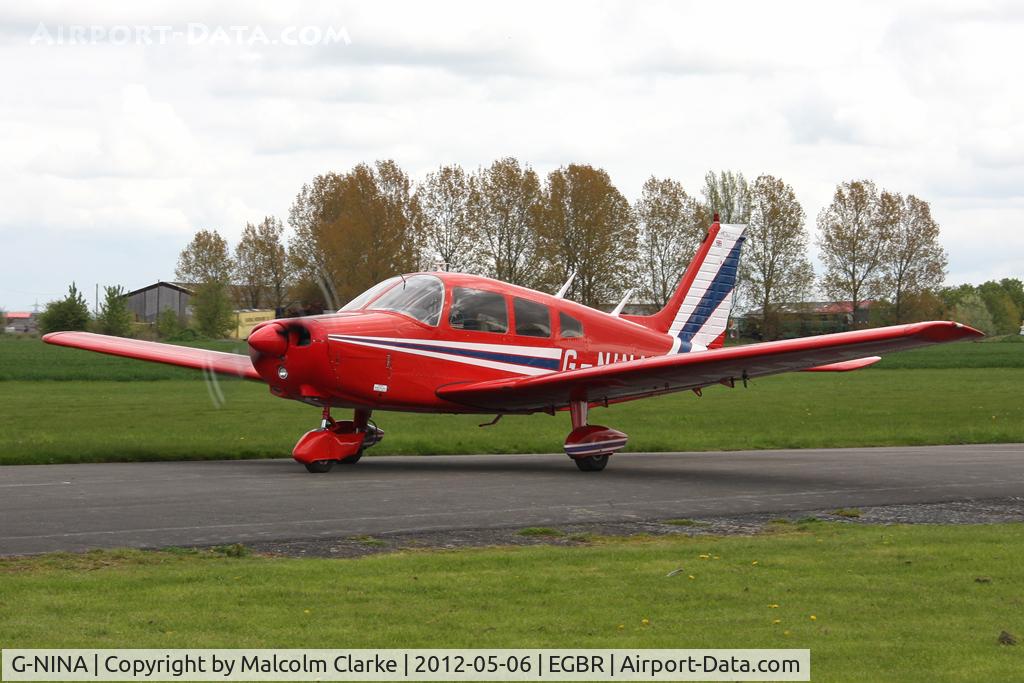 G-NINA, 1977 Piper PA-28-161 Cherokee Warrior II C/N 28-7716162, Piper PA-28-161 Cherokee Warrior II at Breighton Airfield's 2012 May-hem Fly-In.