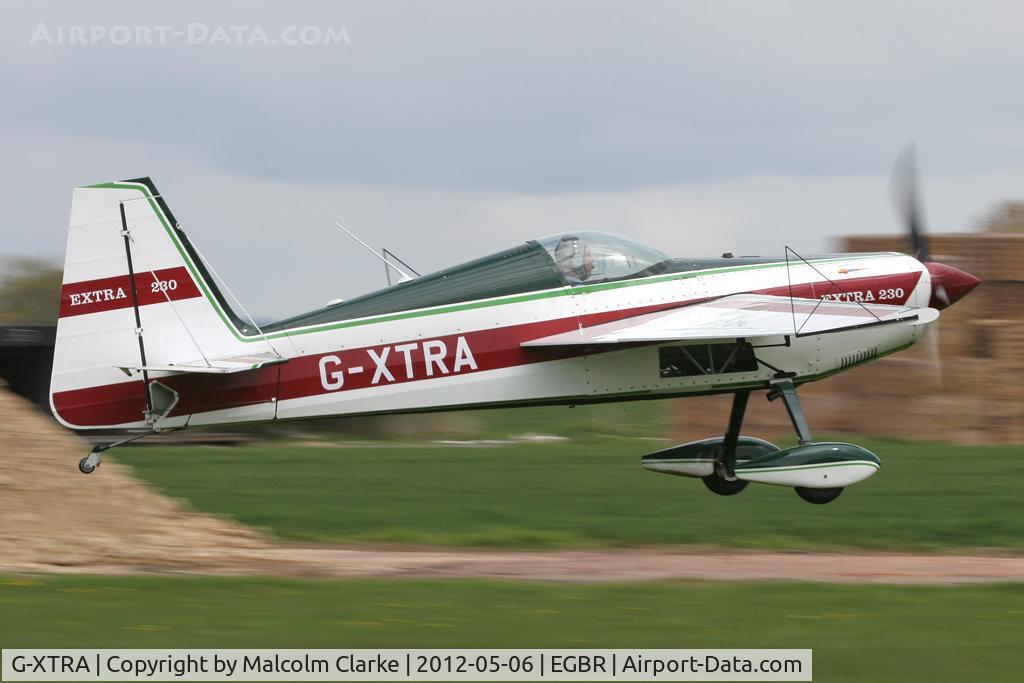 G-XTRA, 1987 Extra EA-230 C/N 12A, Extra EA-230 at Breighton Airfield's 2012 May-hem Fly-In.