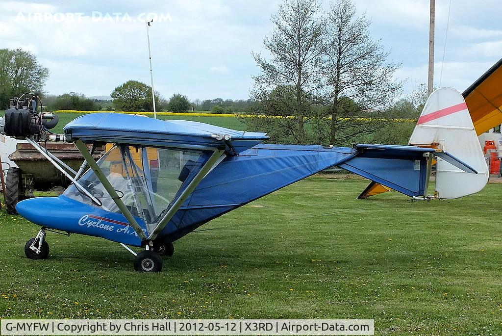 G-MYFW, 1992 Cyclone Airsports AX3/503 C/N C 2083051, at Roddige Airfield, Staffordshire