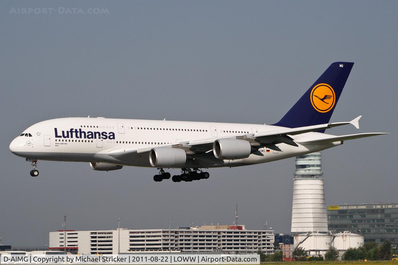 D-AIMG, 2011 Airbus A380-841 C/N 069, A380-800