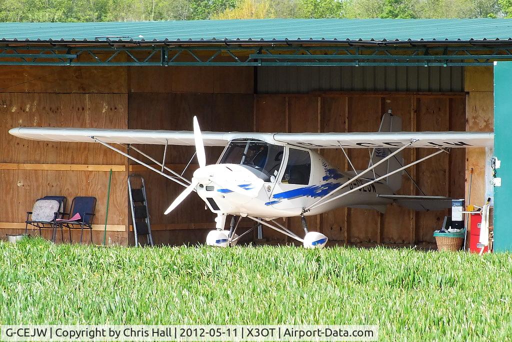 G-CEJW, 2006 Comco Ikarus C42 Cyclone FB80 C/N 0612-6860, at Otherton Microlight Airfield