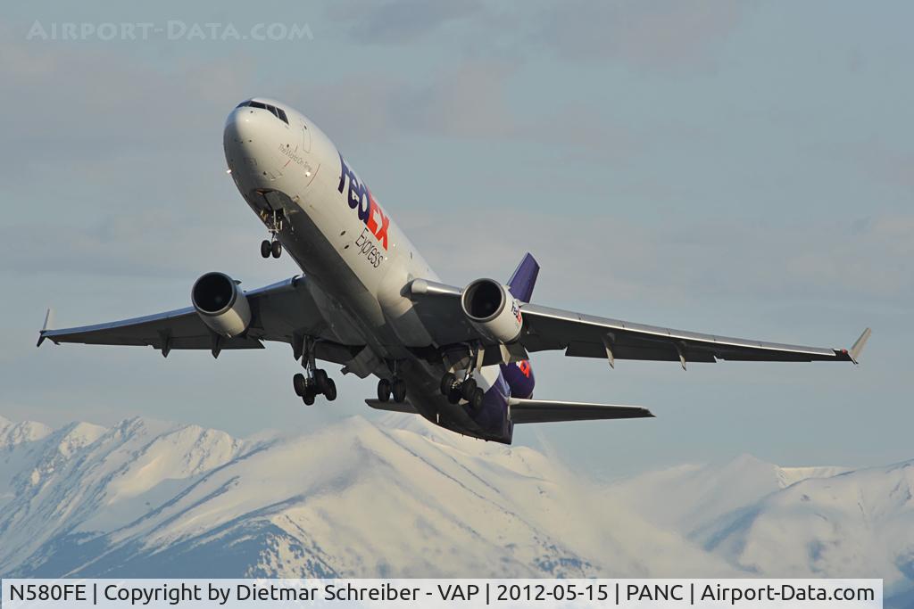 N580FE, 1993 McDonnell Douglas MD-11F C/N 48471, Fedex MD11