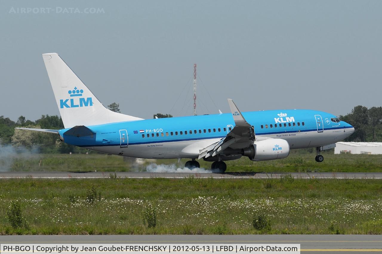 PH-BGO, 2011 Boeing 737-7K2 C/N 38126, KLM1315 from AMS landing 05