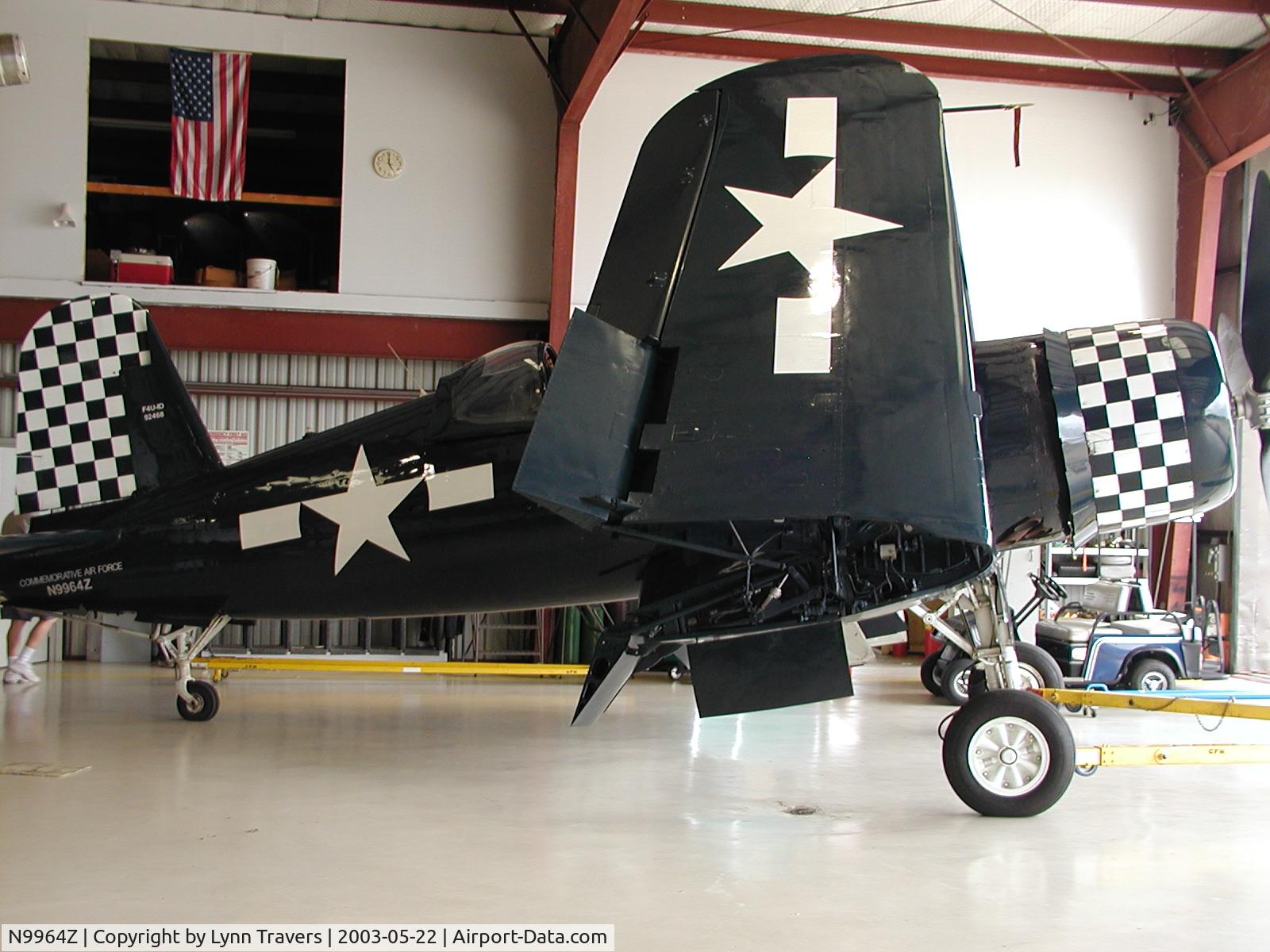 N9964Z, 1943 Goodyear FG-1D Corsair C/N 3729, 2003 at Cavanaugh Flight Museum, TX