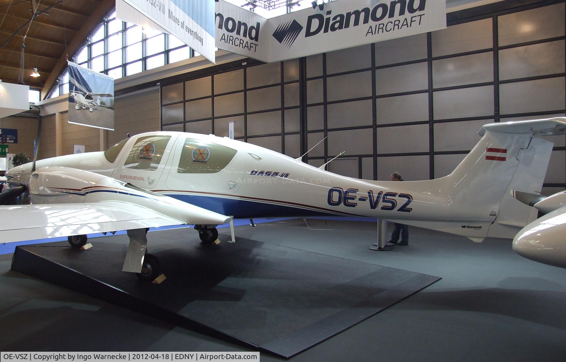 OE-VSZ, 2012 Diamond DA-52 C/N 52.001, Diamond DA-52 VII at the AERO 2012, Friedrichshafen