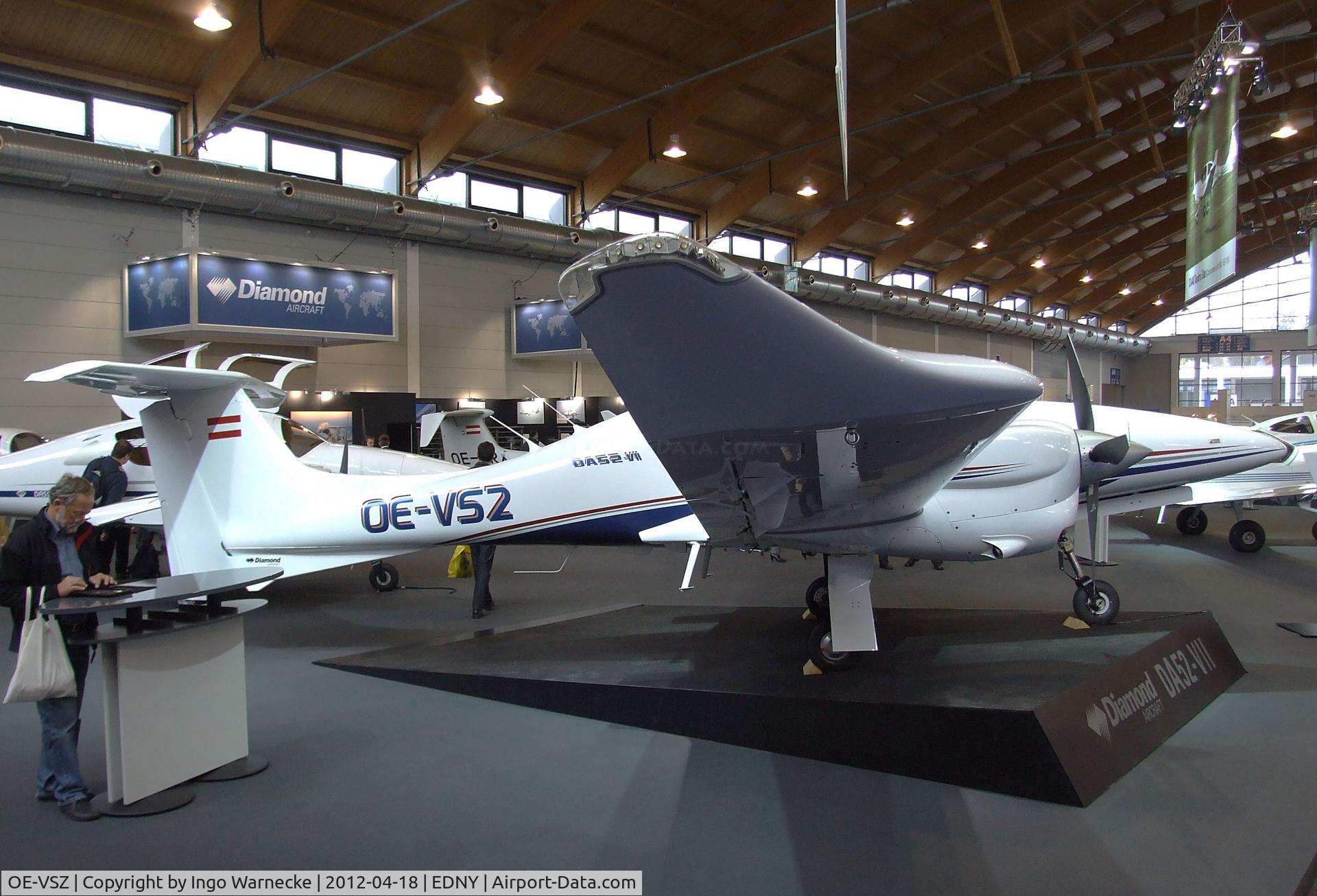 OE-VSZ, 2012 Diamond DA-52 C/N 52.001, Diamond DA-52 VII at the AERO 2012, Friedrichshafen