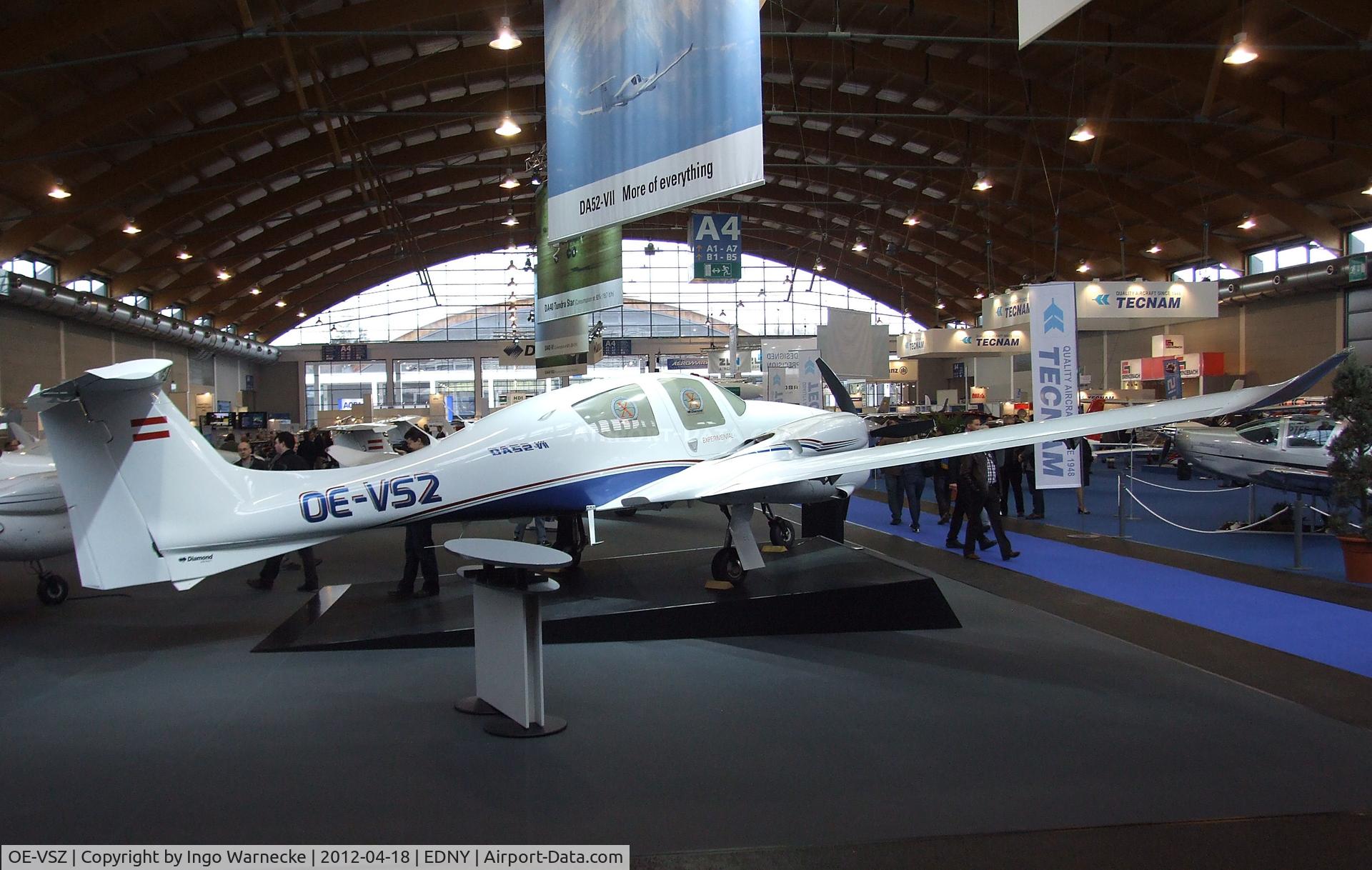OE-VSZ, 2012 Diamond DA-52 C/N 52.001, Diamond DA-52 VII at the AERO 2012, Friedrichshafen
