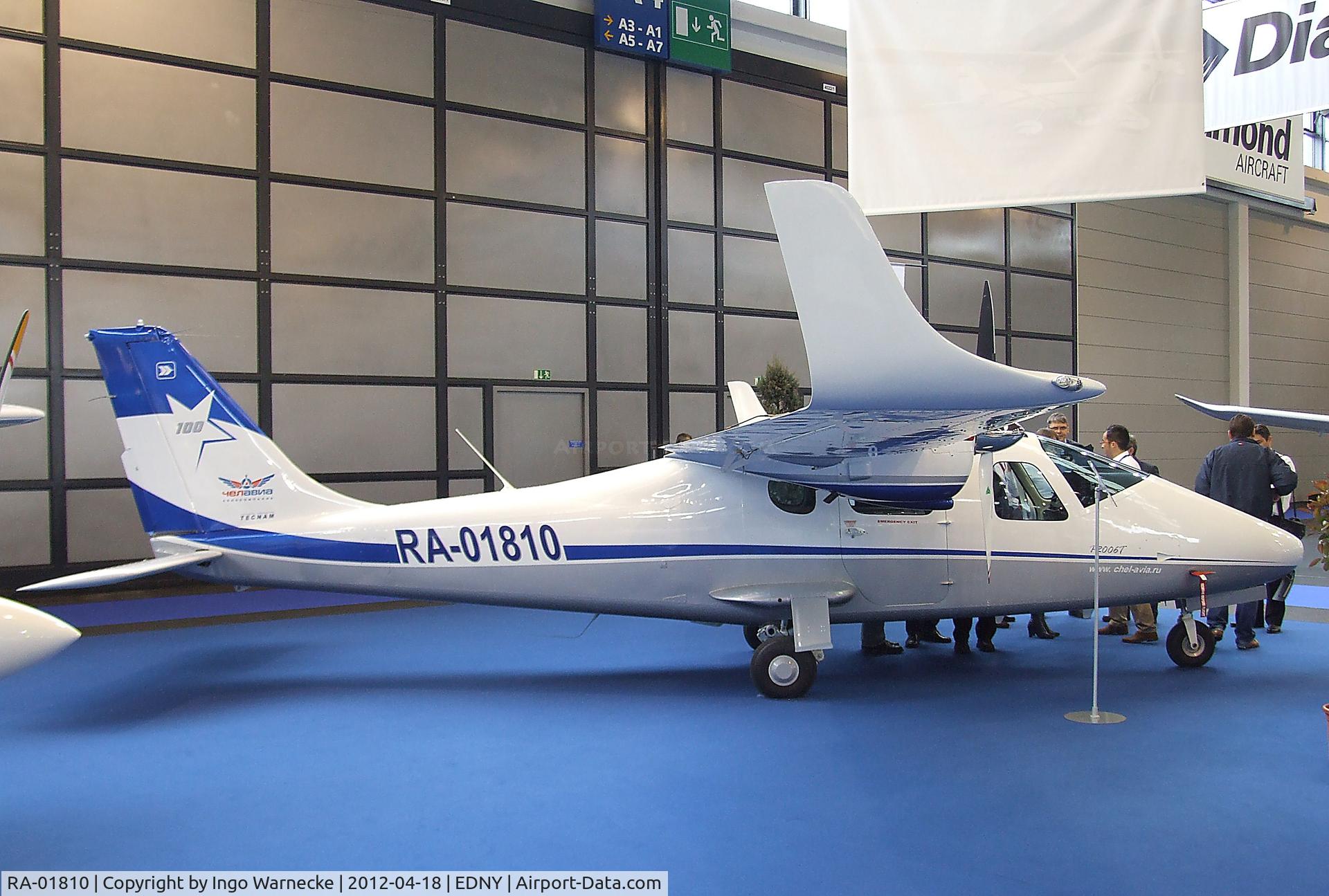 RA-01810, Tecnam P-2006T C/N 100, Tecnam P2006T of chelavia at the AERO 2012, Friedrichshafen