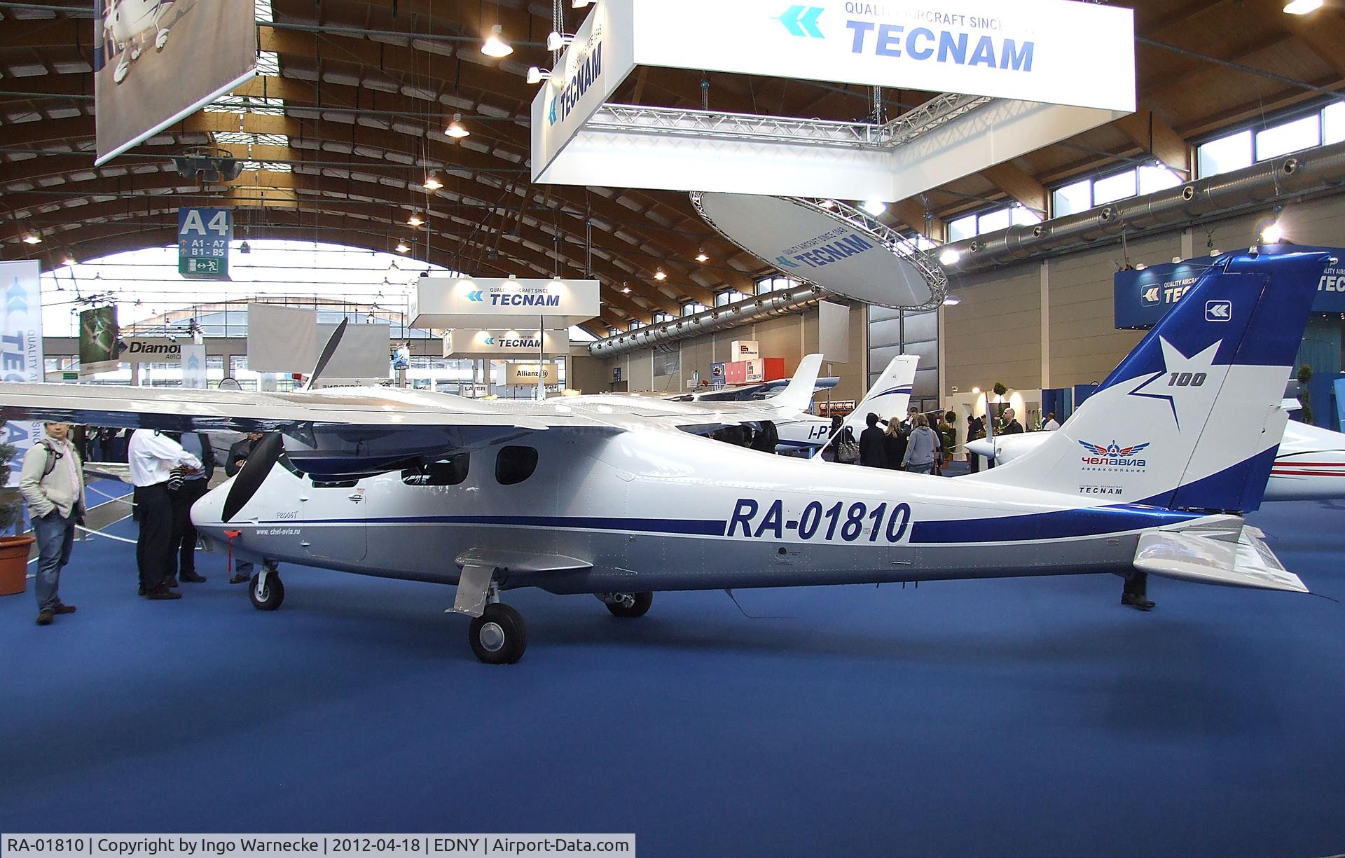 RA-01810, Tecnam P-2006T C/N 100, Tecnam P2006T of chelavia at the AERO 2012, Friedrichshafen