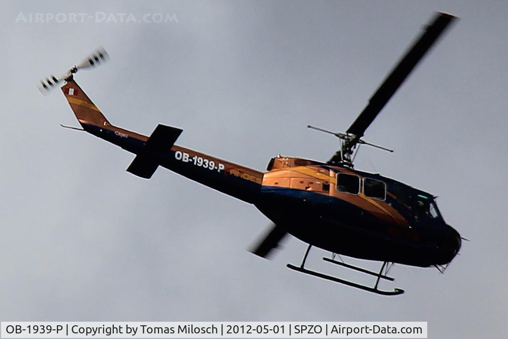 OB-1939-P, 1973 Bell 205A-1 C/N 30136, Servicio Aereo de los Andes ex N58126