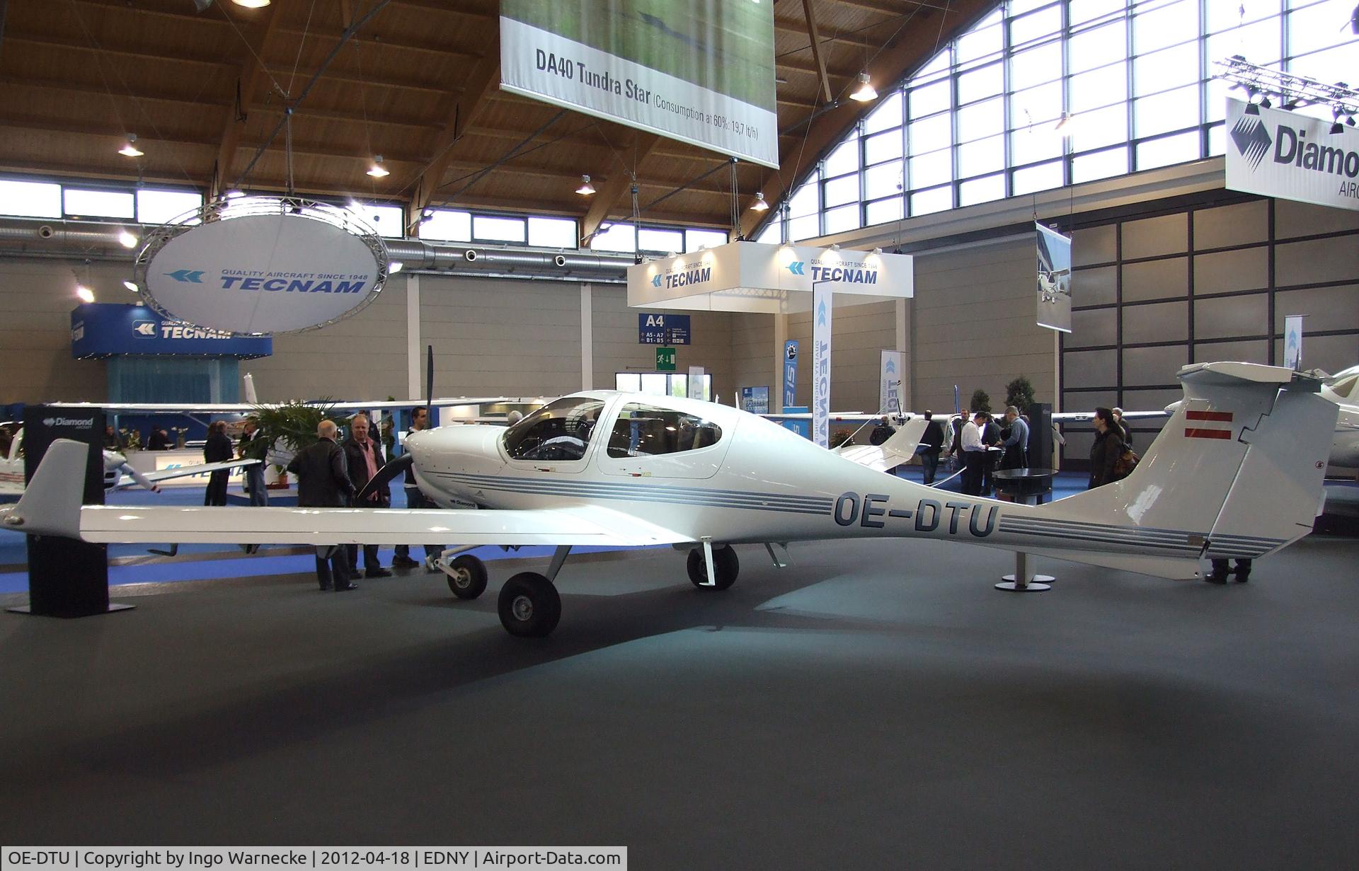 OE-DTU, Diamond DA-40NG Diamond Star C/N 40.N039, Diamond DA-40NG at the AERO 2012, Friedrichshafen