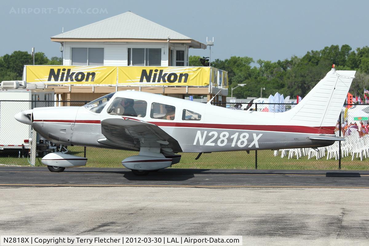 N2818X, 1979 Piper PA-28-181 C/N 28-7990467, At 2012 Sun N Fun