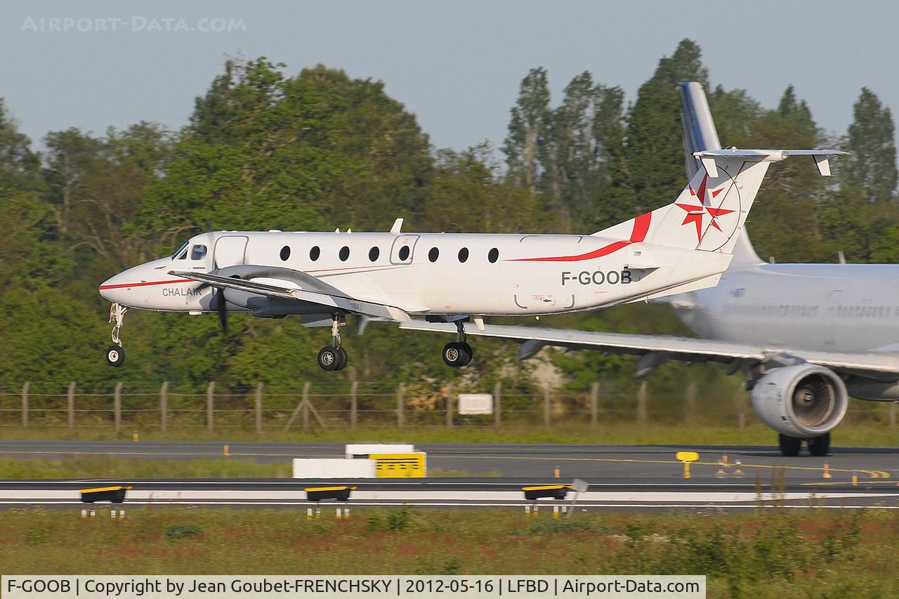 F-GOOB, 1991 Beech 1900C C/N UC-153, CHALAIR landing 05