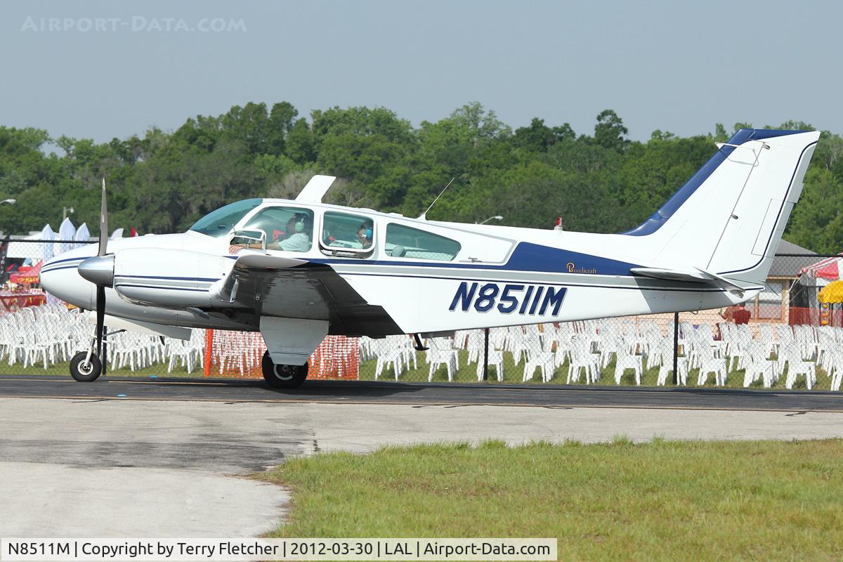 N8511M, 1963 Beech 95-A55 Baron C/N TC-472, At 2012 Sun N Fun