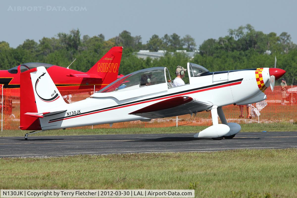 N130JK, 2001 Vans RV-8 C/N 81258, At 2012 Sun N Fun