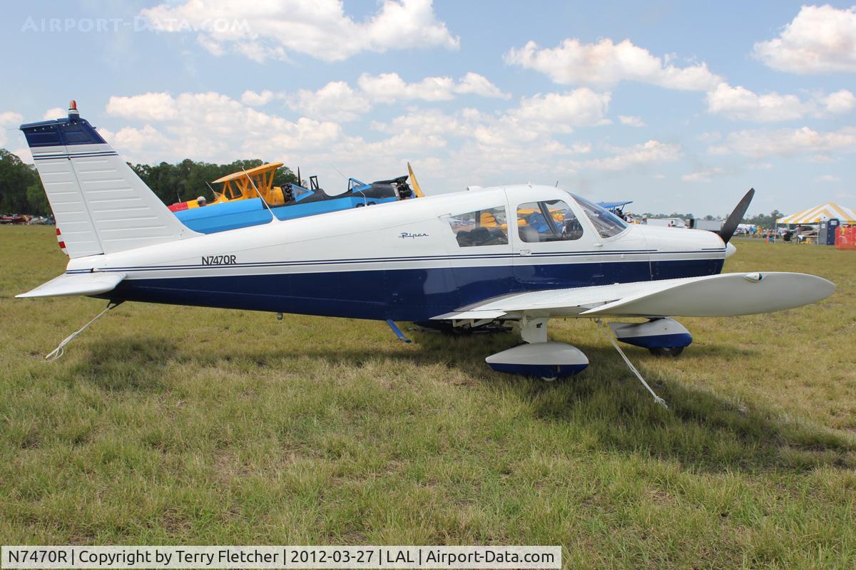 N7470R, Piper PA-28-140 C/N 28-22135, At 2012 Sun N Fun