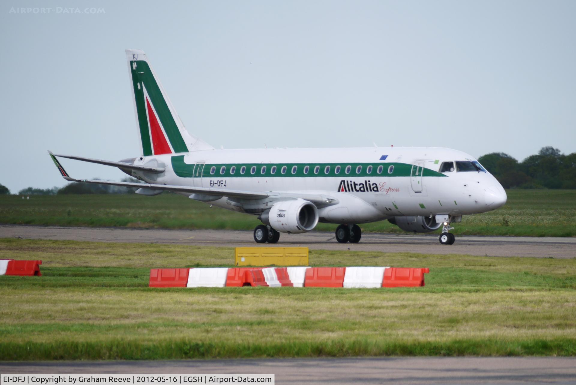 EI-DFJ, 2003 Embraer 170LR (ERJ-170-100LR) C/N 17000011, Arriving for paint.