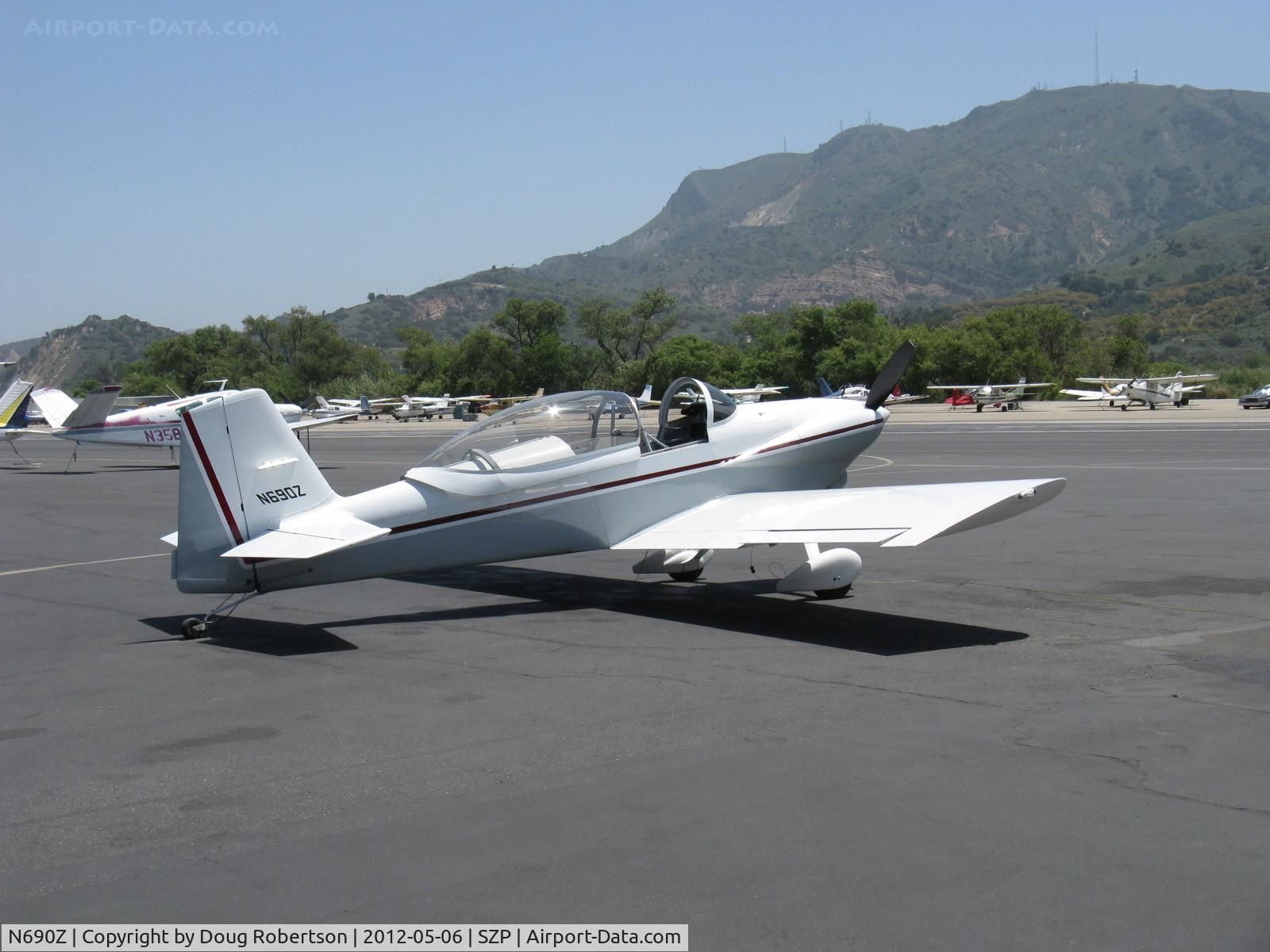 N690Z, 1992 Vans RV-4 C/N 2029, 1992 Kalisz VAN's RV-4, Lycoming O&VO-360 180 Hp