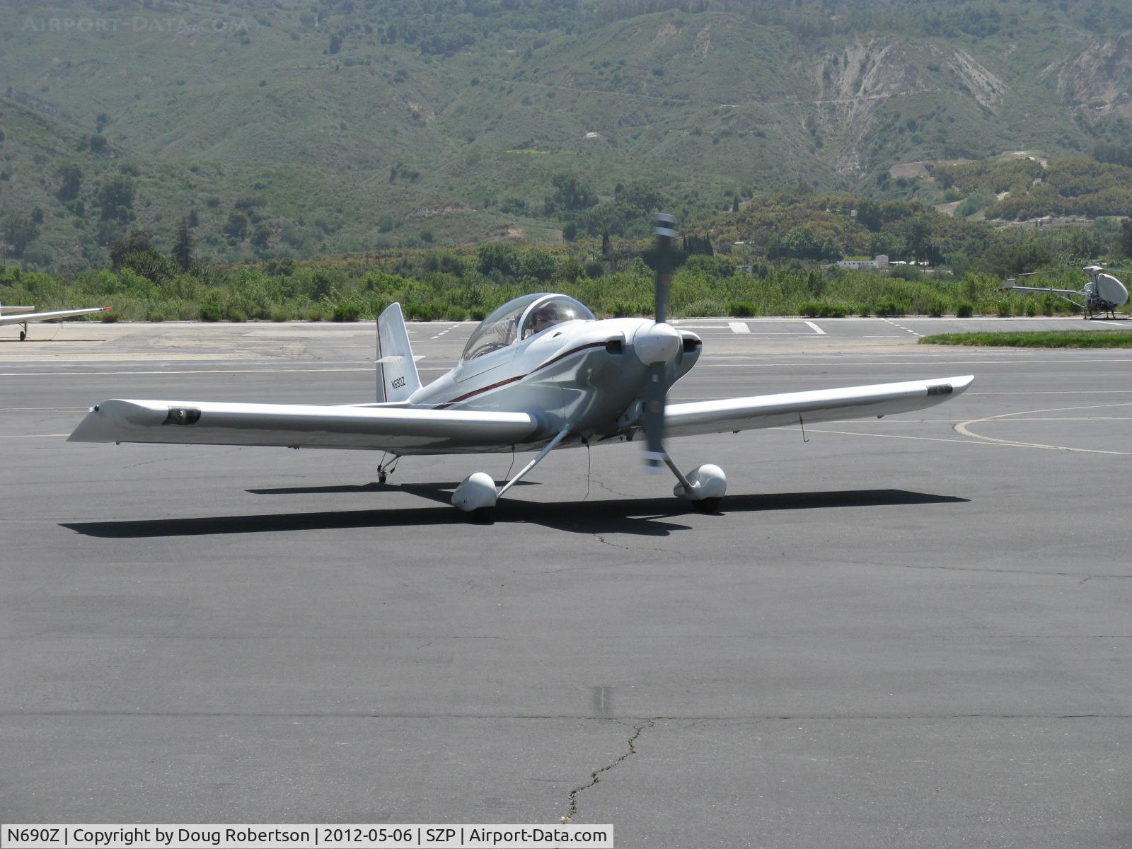 N690Z, 1992 Vans RV-4 C/N 2029, 1992 Kalisz VAN's RV-4, Lycoming O&VO-360 180 Hp