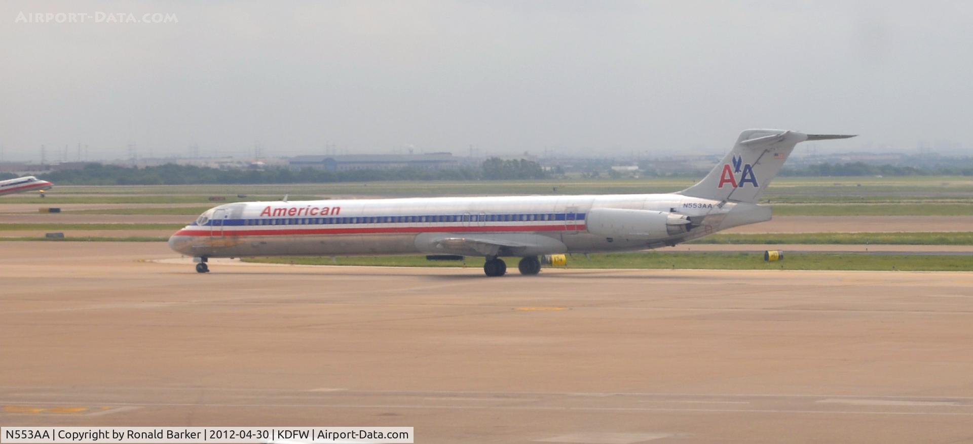 N553AA, 1991 McDonnell Douglas MD-82 (DC-9-82) C/N 53083, DFW, TX