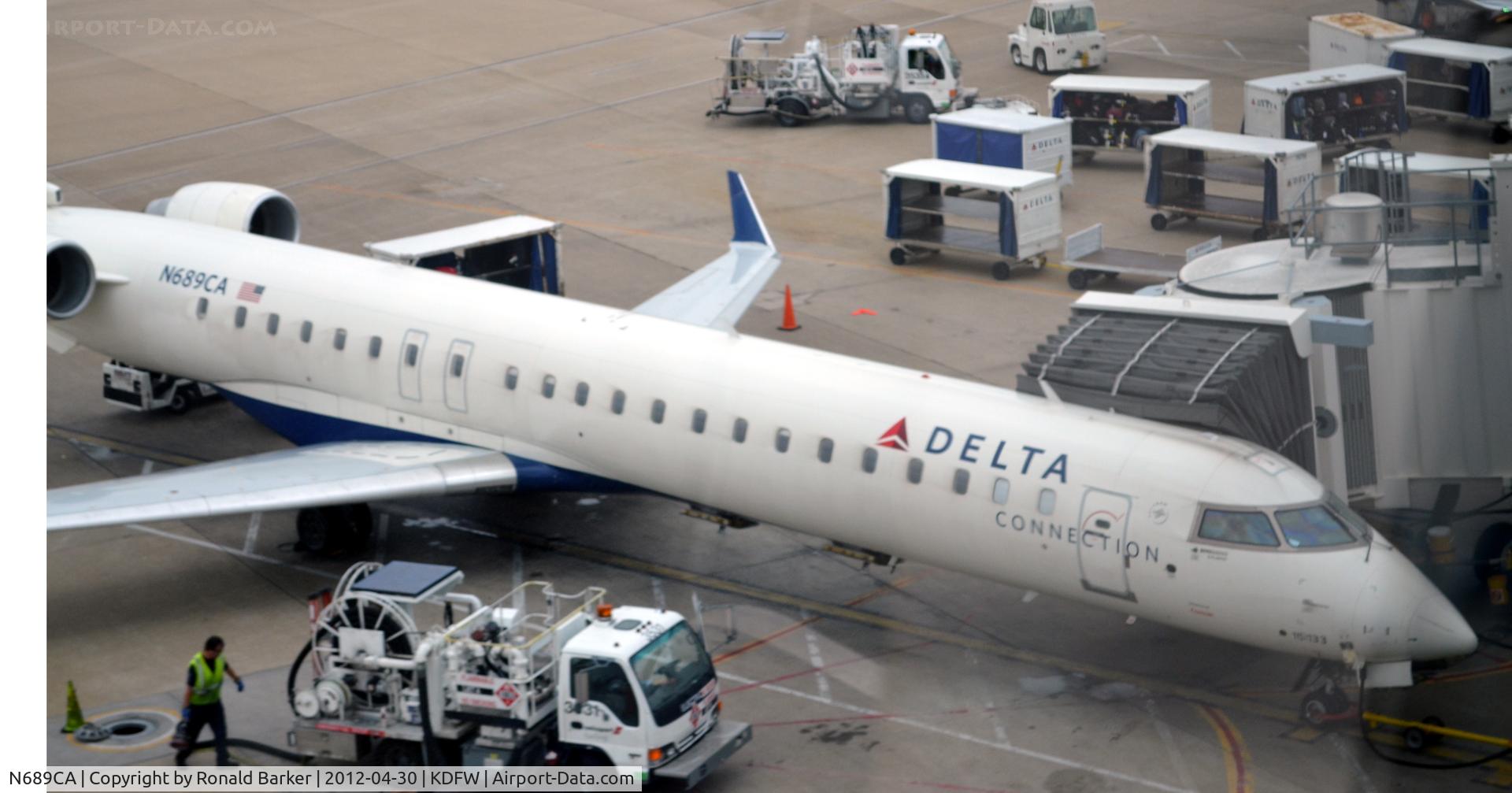 N689CA, 2007 Bombardier CRJ-900ER (CL-600-2D24) C/N 15133, DFW, TX