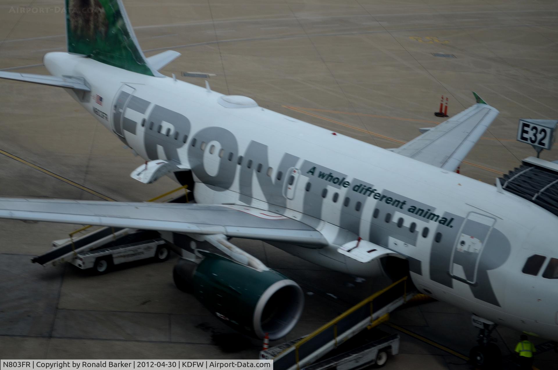 N803FR, 2003 Airbus A318-111 C/N 2017, DFW, TX