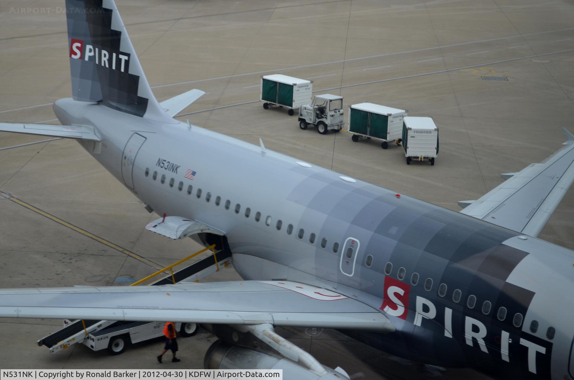 N531NK, 2007 Airbus A319-132 C/N 3026, DFW, TX
