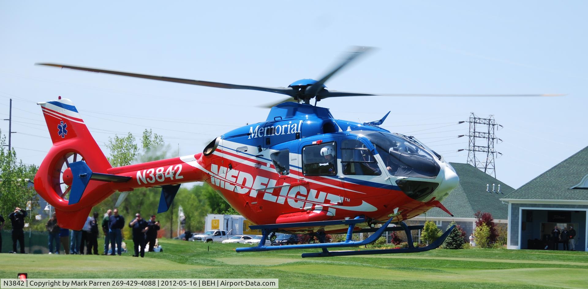 N3842, 2005 Eurocopter EC-135P-2 C/N 428, 2012 PGA, Harbor Shore, Benton Harbor, MI