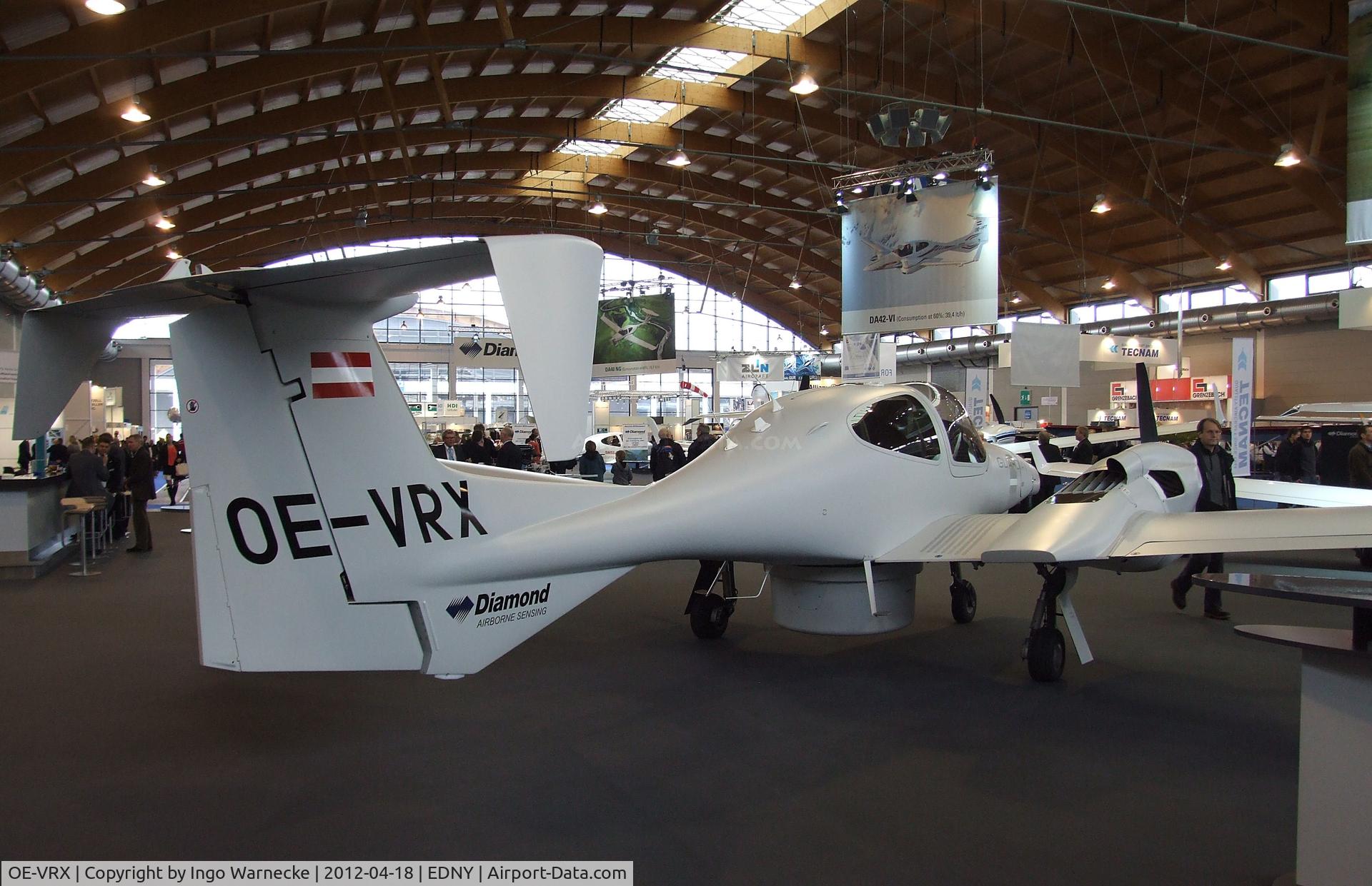 OE-VRX, Diamond DA-42 Twin Star C/N 42.M013, Diamond DA-42 M-NG Twin Star at the AERO 2012, Friedrichshafen