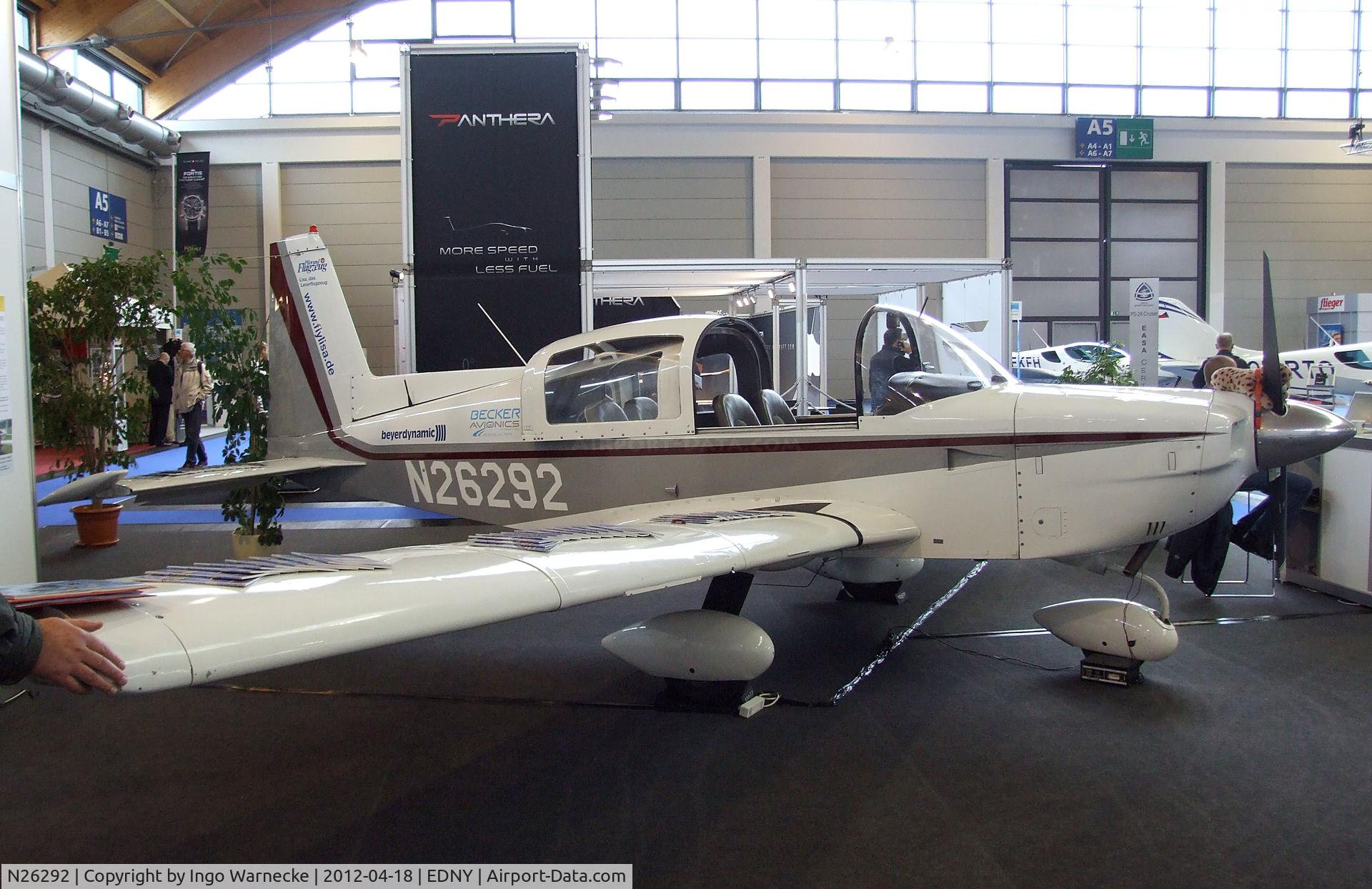 N26292, 1977 Grumman American AA-5A Cheetah C/N AA5A0508, Grumman American AA-5A Cheetah at the AERO 2012, Friedrichshafen
