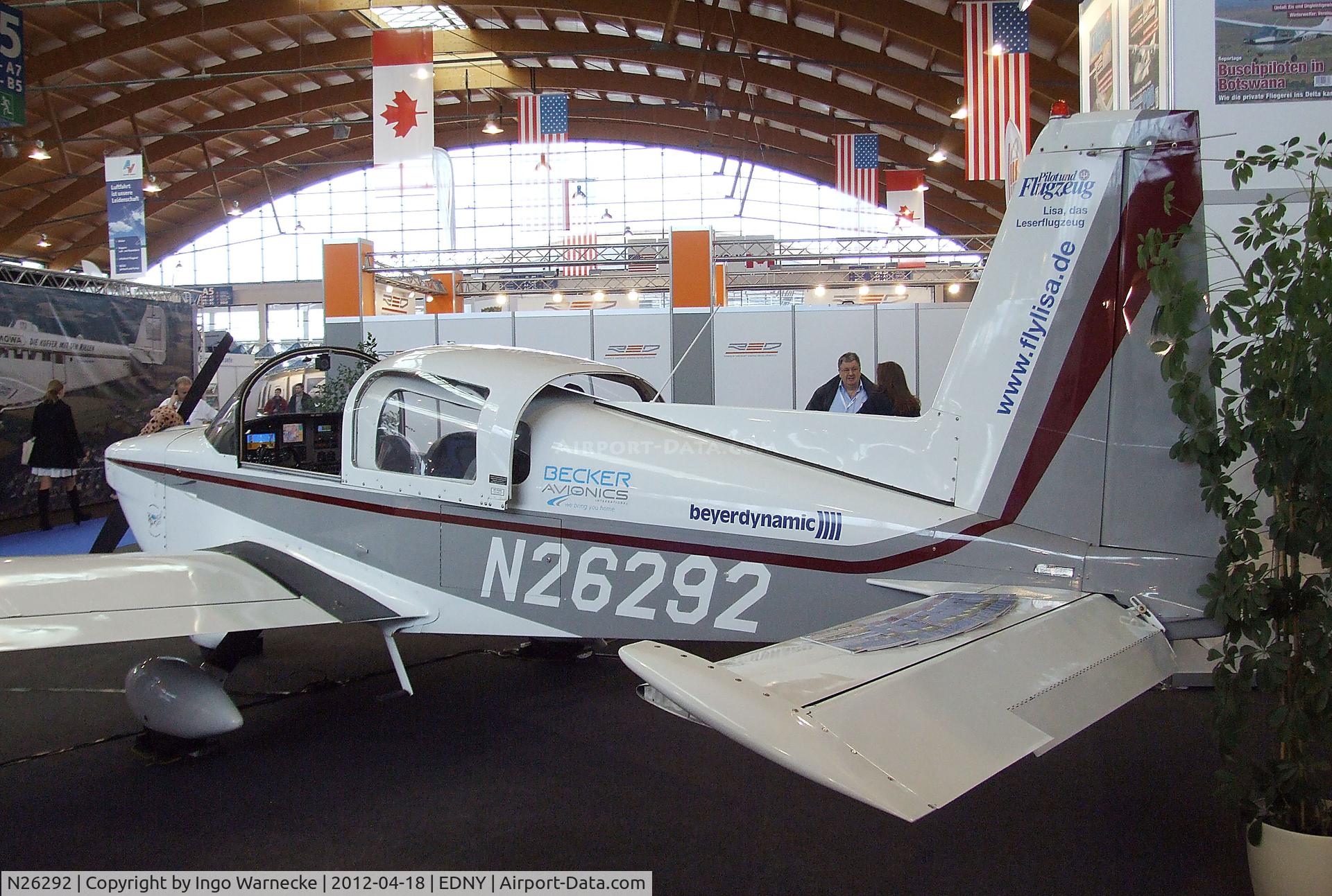 N26292, 1977 Grumman American AA-5A Cheetah C/N AA5A0508, Grumman American AA-5A Cheetah at the AERO 2012, Friedrichshafen
