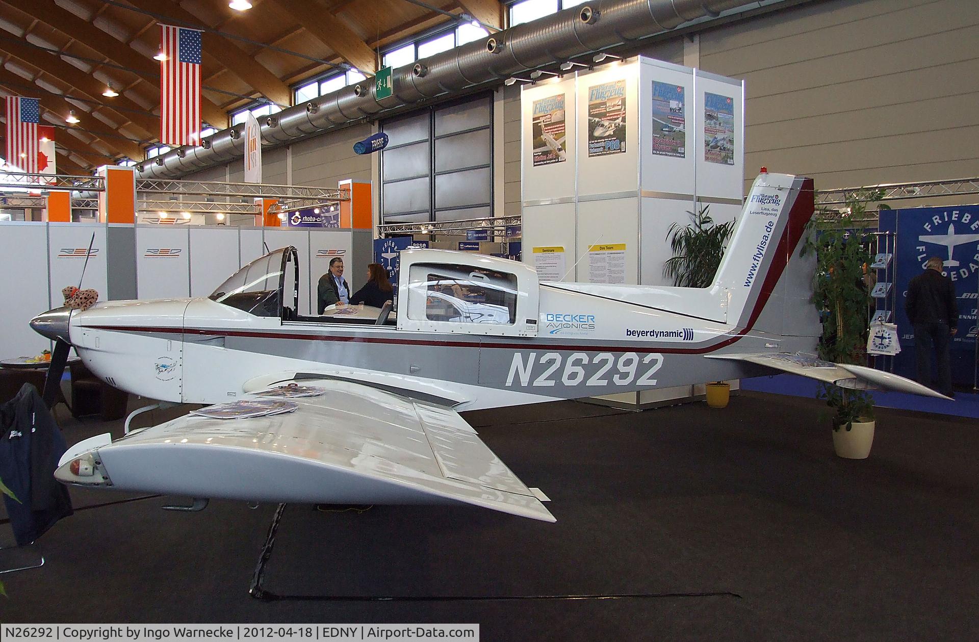 N26292, 1977 Grumman American AA-5A Cheetah C/N AA5A0508, Grumman American AA-5A Cheetah at the AERO 2012, Friedrichshafen