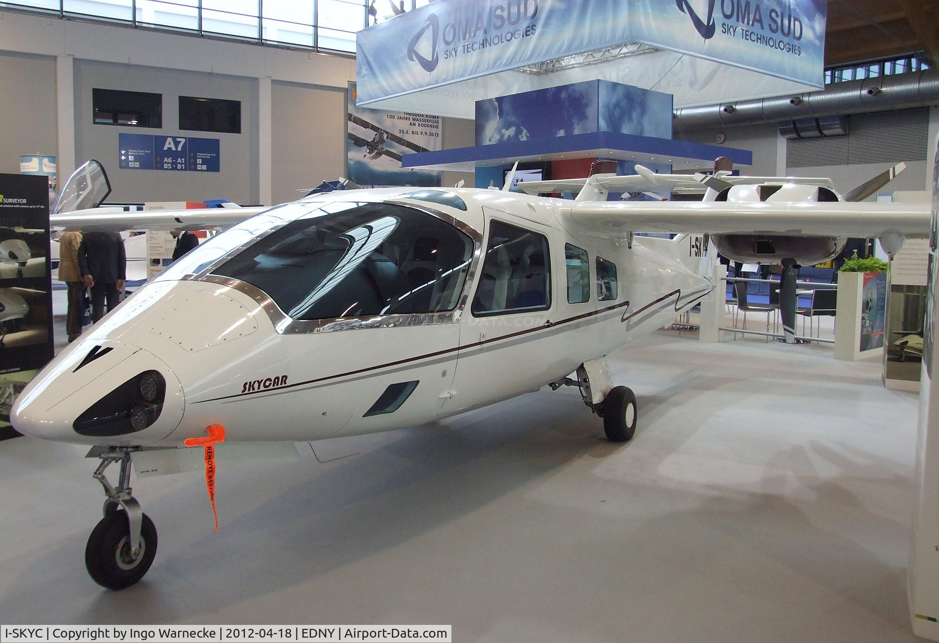 I-SKYC, OMA Sud Skycar C/N 01, OMA Sud Skycar at the AERO 2012, Friedrichshafen
