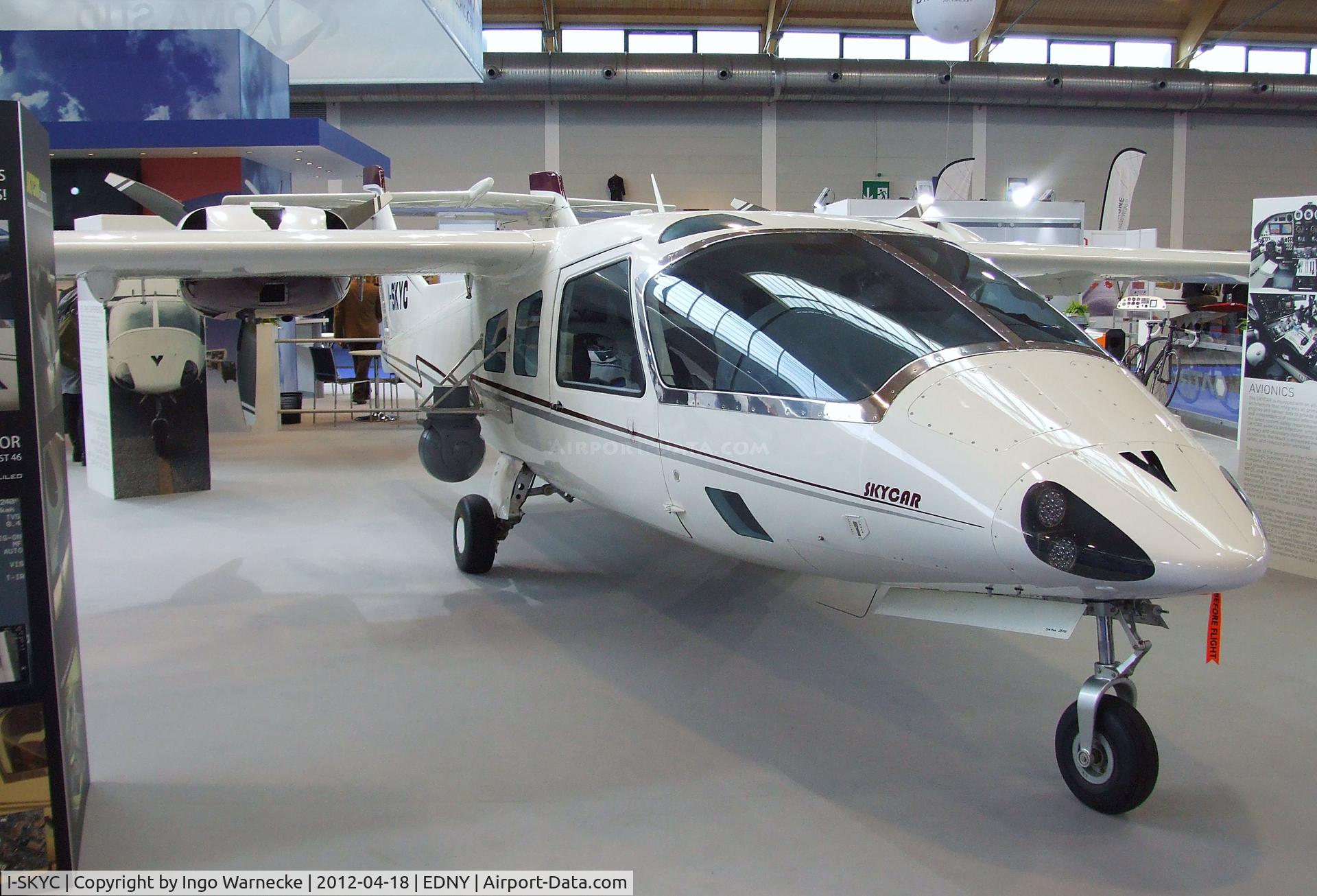 I-SKYC, OMA Sud Skycar C/N 01, OMA Sud Skycar at the AERO 2012, Friedrichshafen