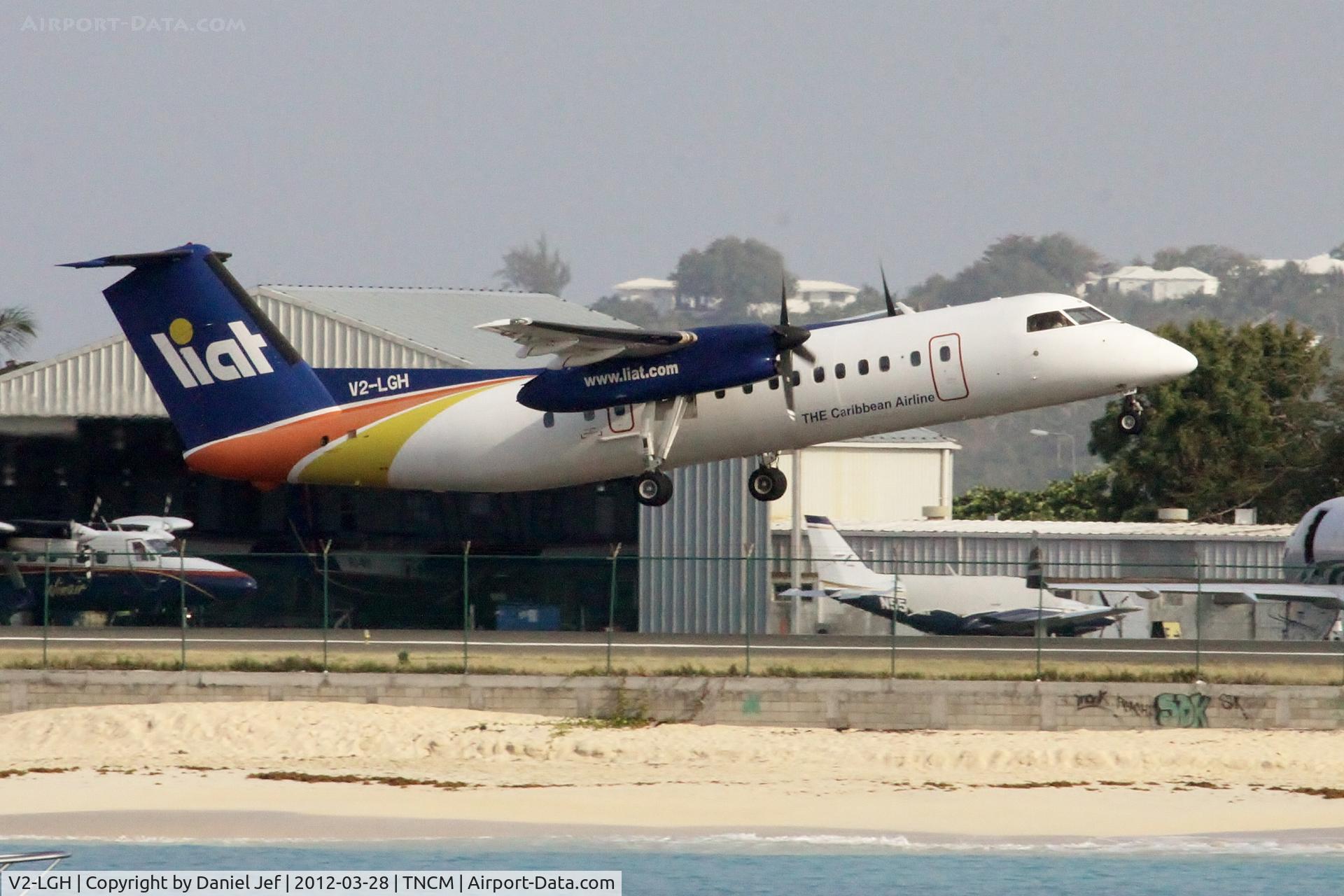 V2-LGH, 1990 De Havilland Canada DHC-8-311 Dash 8 C/N 242, V2-LGH