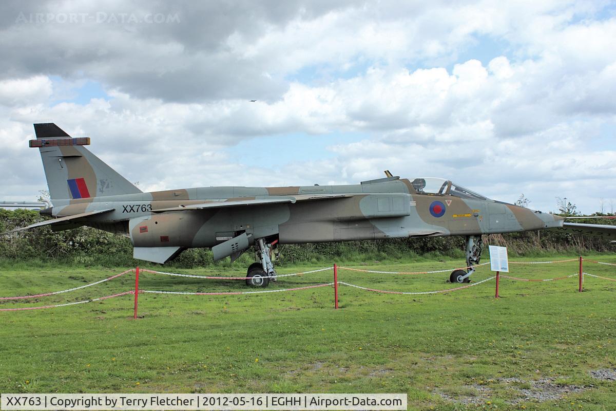 XX763, 1975 Sepecat Jaguar GR.1 C/N S.60, At Bournemouth Aviation Museum