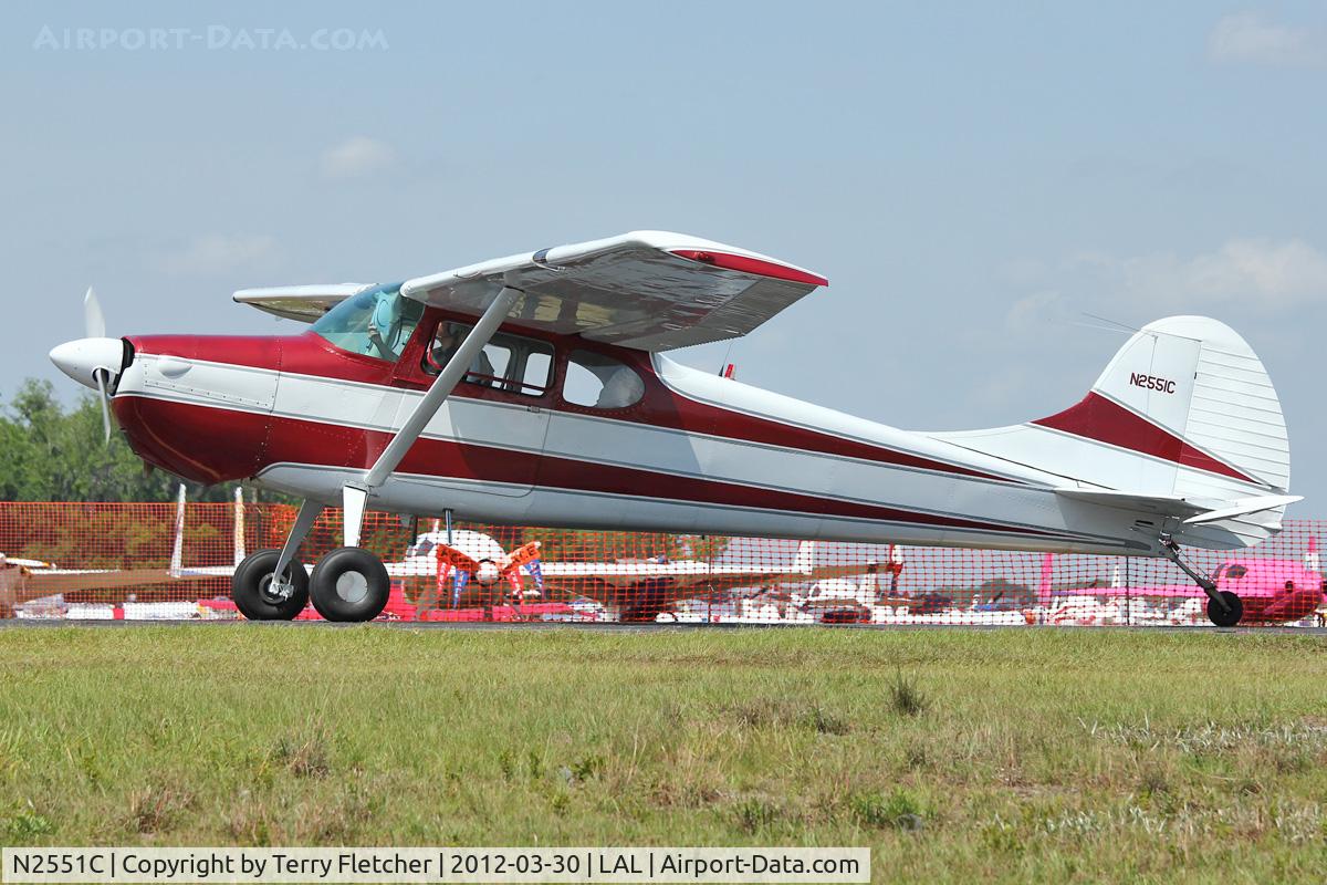 N2551C, 1954 Cessna 170B C/N 26195, At 2012 Sun N Fun