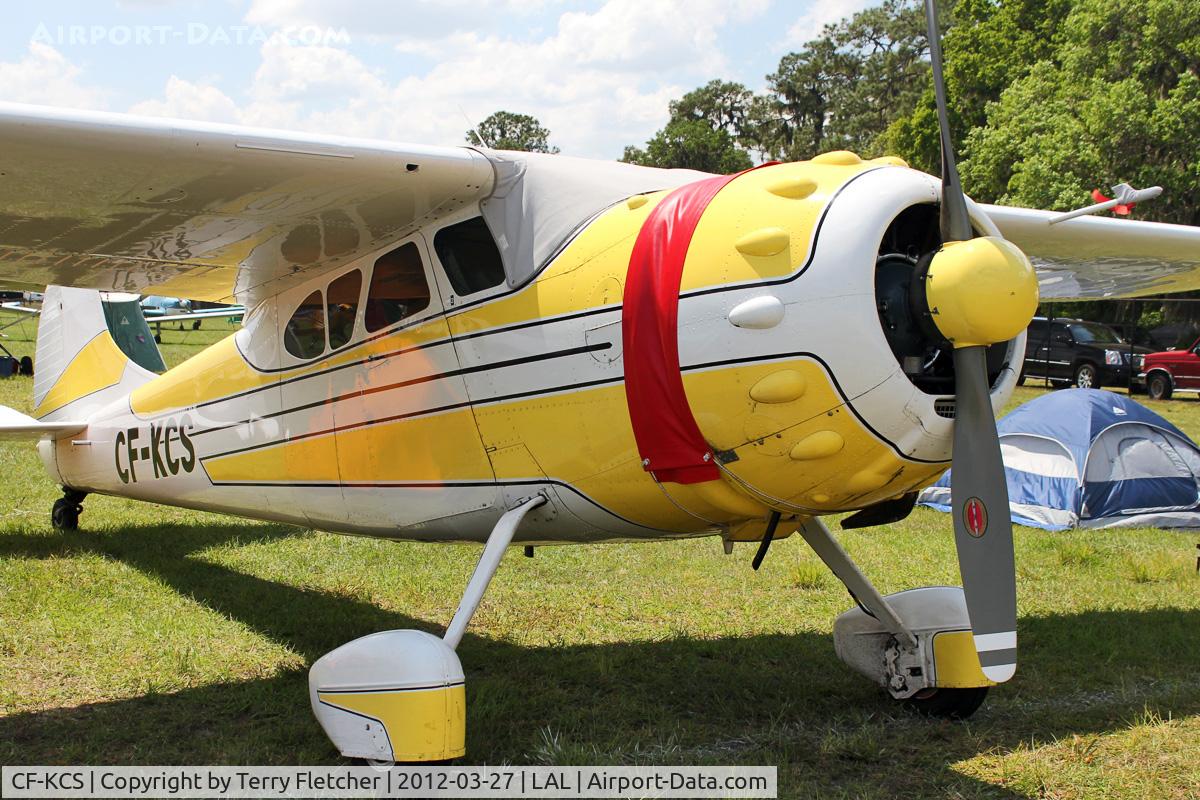 CF-KCS, 1947 Cessna 195 C/N 7034, At 2012 Sun N Fun